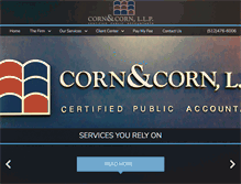 Tablet Screenshot of cornandcorn.com